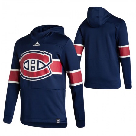 Herren Eishockey Montreal Canadiens Blank 2020-21 Reverse Retro Pullover Hooded Sweatshirt